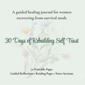 Unapologetically Enough | 30-Day Self-Trust Journal for Women
